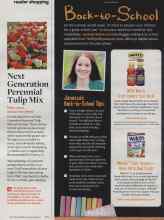 Better Homes & Gardens September 2014 Magazine Article: Next Generation Perennial Tulip Mix