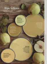 Better Homes & Gardens October 2014 Magazine Article: Ripe Yellows