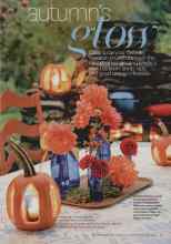 Better Homes & Gardens October 2014 Magazine Article: Autumn's gloss