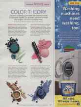 Better Homes & Gardens October 2014 Magazine Article: COLOR THEORY