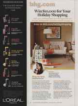 Better Homes & Gardens November 2014 Magazine Article: Win $10,000 for Your Holiday Shopping