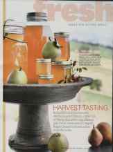 Better Homes & Gardens November 2014 Magazine Article: HARVEST TASTING