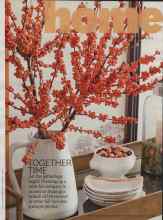 Better Homes & Gardens November 2014 Magazine Article: Changing seasons