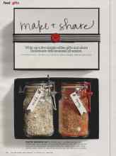 Better Homes & Gardens November 2014 Magazine Article: Make + share