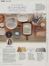 Better Homes & Gardens November 2014 Magazine Article: SET UP A BUFFET