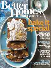 Better Homes & Gardens November 2014 Magazine Cover