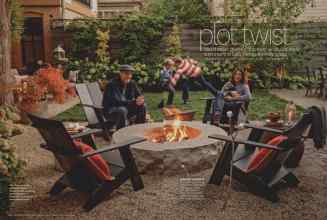 Better Homes & Gardens November 2014 Magazine Article: Plot twist
