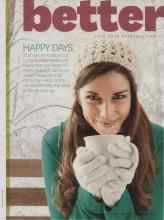 Better Homes & Gardens December 2014 Magazine Article: Family time: Painting it forward