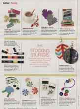 Better Homes & Gardens December 2014 Magazine Article: Finds STOCKING STUFFERS