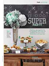 Better Homes & Gardens January 2015 Magazine Article: SUPER PARTY