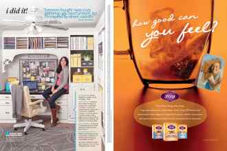 Better Homes & Gardens February 2015 Magazine Article: Page 128