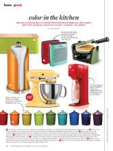 Better Homes & Gardens March 2015 Magazine Article: Color in the kitchen