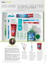 Better Homes & Gardens March 2015 Magazine Article: DO ONE THING BETTER brush your teeth