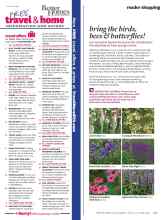 Better Homes & Gardens April 2015 Magazine Article: Bring the birds, bees & butterflies!