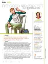 Better Homes & Gardens April 2015 Magazine Article: THE GOOD KID PROJECT facing mistakes