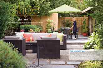 Better Homes & Gardens May 2015 Magazine Article: Slice of paradise