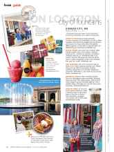 Better Homes & Gardens June 2015 Magazine Article: ON LOCATION city of fountains