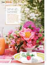 Better Homes & Gardens June 2015 Magazine Article: Serve up summer