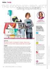Better Homes & Gardens June 2015 Magazine Article: THE GOOD KID PROJECT taking responsibility