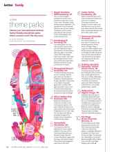 Better Homes & Gardens June 2015 Magazine Article: 10 best theme parks