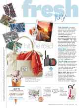 Better Homes & Gardens July 2015 Magazine Article: Hit the road