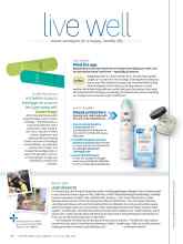 Better Homes & Gardens July 2015 Magazine Article: Sweat protectors