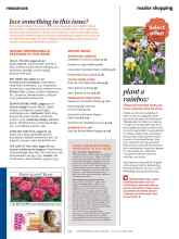 Better Homes & Gardens July 2015 Magazine Article: Plant a rainbow