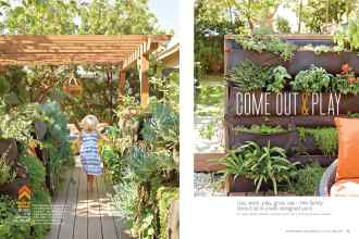 Better Homes & Gardens July 2015 Magazine Article: COME OUT & PLAY