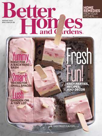 Better Homes & Gardens August 2015 Magazine Cover