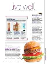 Better Homes & Gardens August 2015 Magazine Article: Is it better to eat a hot dog or a hamburger at a barbecue?