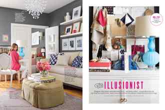 Better Homes & Gardens August 2015 Magazine Article: The ILLUSIONIST