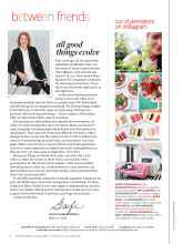 Better Homes & Gardens September 2015 Magazine Article: All good things evolve