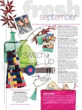 Better Homes & Gardens September 2015 Magazine Article: Switch it up