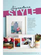 Better Homes & Gardens September 2015 Magazine Article: Signature STYLE