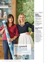 Better Homes & Gardens September 2015 Magazine Article: 1-2-3 punch