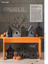 Better Homes & Gardens October 2015 Magazine Article: CREATE IT simply spooky