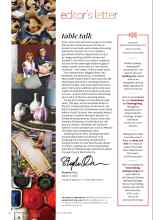 Better Homes & Gardens November 2015 Magazine Article: Table talk