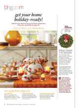 Better Homes & Gardens November 2015 Magazine Article: FRESH FROM THE WOODS