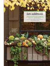 Better Homes & Gardens November 2015 Magazine Article: Late additions