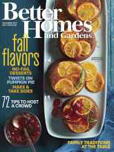 Better Homes & Gardens November 2015 Magazine Cover