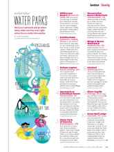 Better Homes & Gardens December 2015 Magazine Article: Ten best indoor WATER PARKS