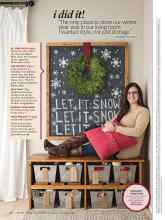 Better Homes & Gardens December 2015 Magazine Article: I did it!