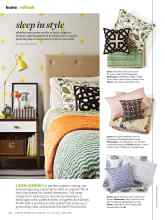 Better Homes & Gardens January 2016 Magazine Article: Sleep in style