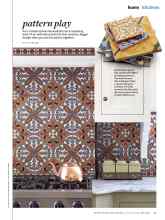 Better Homes & Gardens January 2016 Magazine Article: Pattern play