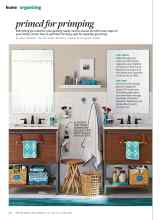 Better Homes & Gardens January 2016 Magazine Article: Primed for primping