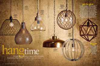 Better Homes & Gardens January 2016 Magazine Article: Hang time