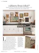 Better Homes & Gardens February 2016 Magazine Article: Cabinets from what?