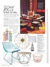 Better Homes & Gardens February 2016 Magazine Article: BHG throwback 1975 WIRE WORK