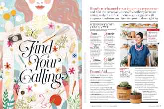 Better Homes & Gardens February 2016 Magazine Article: Find Your Calling