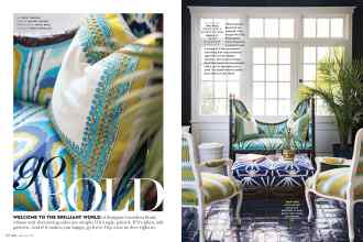 Better Homes & Gardens February 2016 Magazine Article: Go BOLD